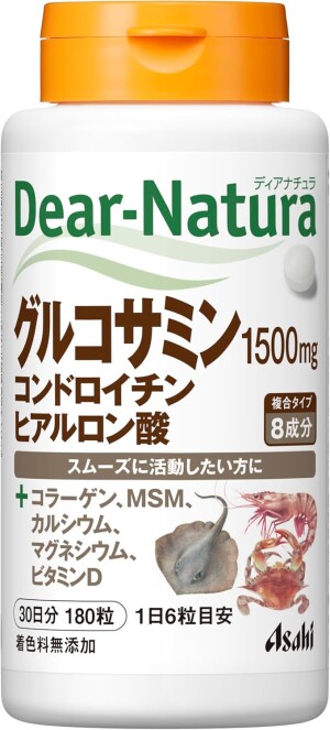 Asahi Dear-Natura Glucosamine + Chondroitin + Hyaluronic Acid for Musculoskeletal System
