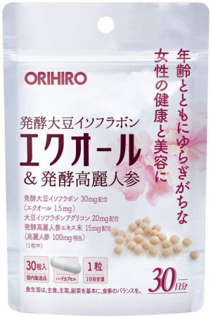 Olihiro Equol & Fermented Ginseng for 30 days (30 tablets)