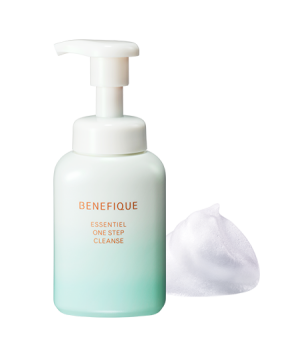 Moisturizing Foam with Bio-Hyaluronic Acid and Botanical Extracts Shiseido BENEFIQUE Essential One Step Cleanse