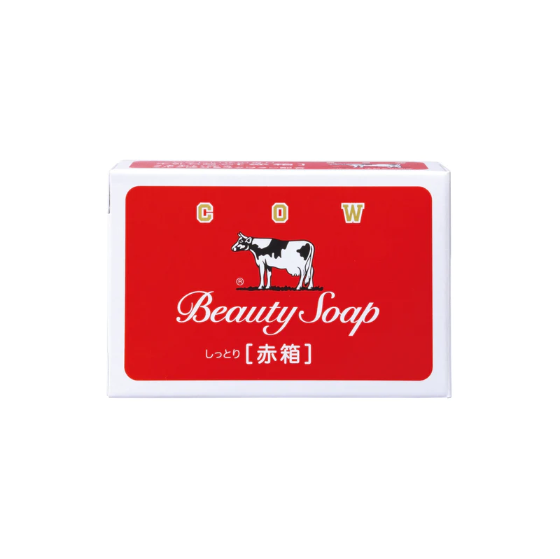 Cow Brand Beauty Soap Red Box with Squalane