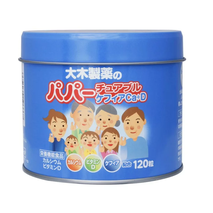 OHKI Papa Jelly Ca+D Chewing Tablets