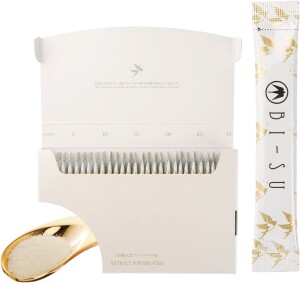 BI-SU Swiftlet Nests Extract Powder Stick with Lactoferrin for Overall Well-Being Support
