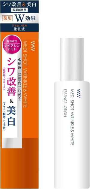 Meishoku Medi Shot Wrinkle & White Essence Lotion Niacinamide & Hyaluronic Acid