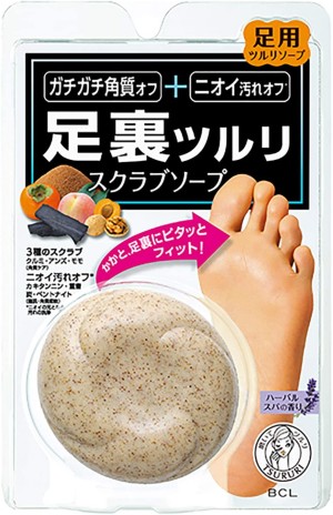 BCL Tsururi Smooth Sole Polishing Scrub Soap