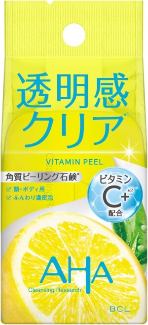 BCL AHA Cleansing Research Soap Vitamin Peel for Renewal and Brightening