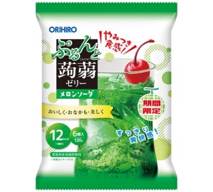 ORIHIRO Purunto Konjac Jelly Melon Soda