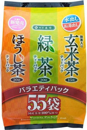 Three kinds of green tea Tsuchikura Water Out Variety Pack
