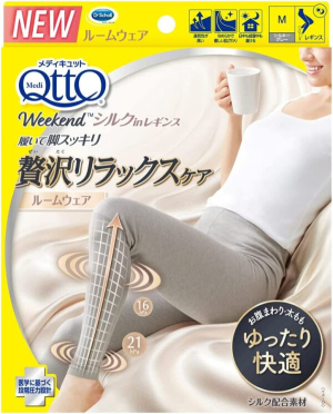 Compression Leggind with Silk Dr.Scholl MediQtto Compression Socks Weekend Leggings