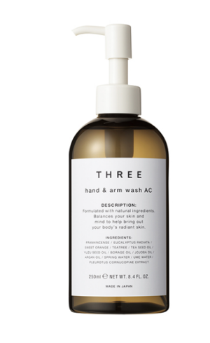 THREE Hand & Arm Wash AC Natural Soap for Soft and Supple Skin