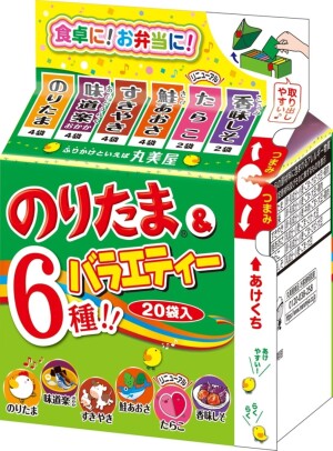 Marumiya Noritama & Variety 6 Types of Furikake Set