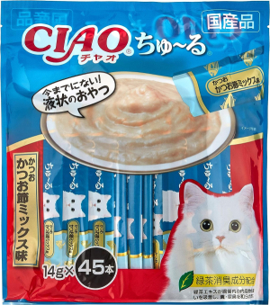 CIAO Figaro Churu Cat Treat to Normalize Water Balance