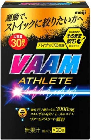 Amino Acids Mix to Boost Metabolism Meiji VAAM Athlete Granules