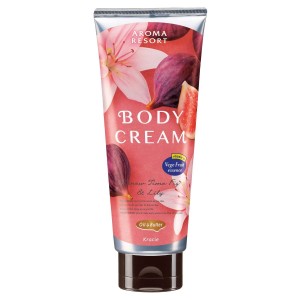 Kracie Aroma Resort Body Cream Renew Time Fig & Lily