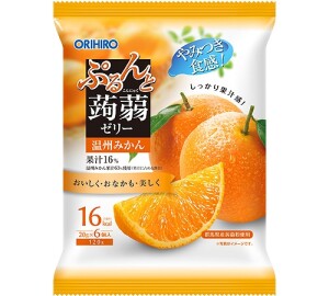 Orihiro Jelly Mandarin Mandarin-flavored Konniku jelly