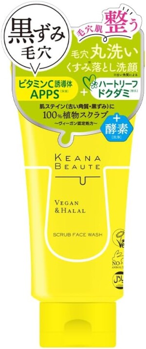 Meishoku Keana Beaute Moisturizing and Softening Scrub Face Wash