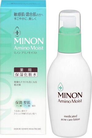 Daiichi-Sankyo MINON Amino Moist Medicated Acne Care Moisturizing Lotion for Sensitive Combination Skin Prone to Acne