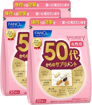 Trio Set: FANCL Good Choice 50's Women Health Supplement - 3 pcs