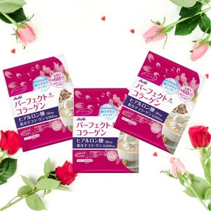 Spring-Summer Kit: Amino Collagen ASAHI PERFECT COLLAGEN with hyaluronic acid for 60 days 3pcs