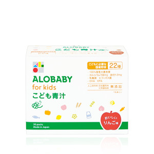 ALOBABY Children's Aojiru Lactic Acid Bacteria + DHA Apple Flavor