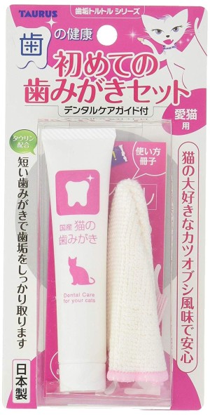 Taurus Toothpaste Kit For Cats Katsuobushi Flavor