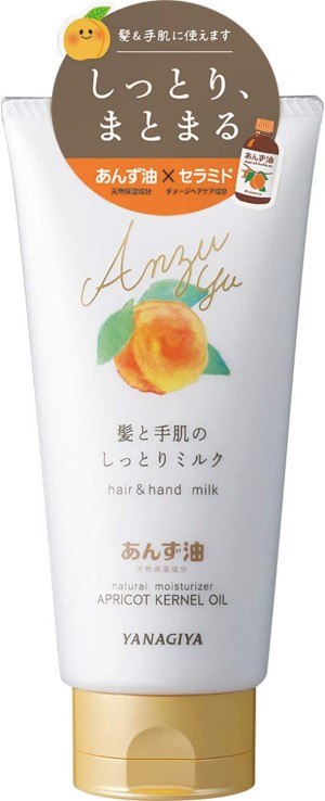 Yanagiya Apricot Oil Moist Milk For Hair And Hands