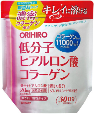 Orihiro Collagen + Hyaluronic Acid + Glucosamine + Ceramides Beauty Powder