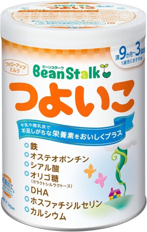 Bean Stalk Tsuyoiko Milk Powder Formula for Supplementary Nutrition for Children Aged 9 Months to 3 Years