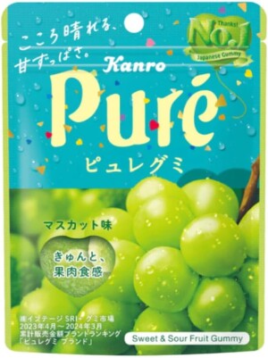 Meiji Fruit Juice Gummy Collagen Muscat Flavor