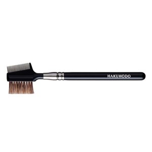 HAKUHODO Brow Comb Brush Black B030